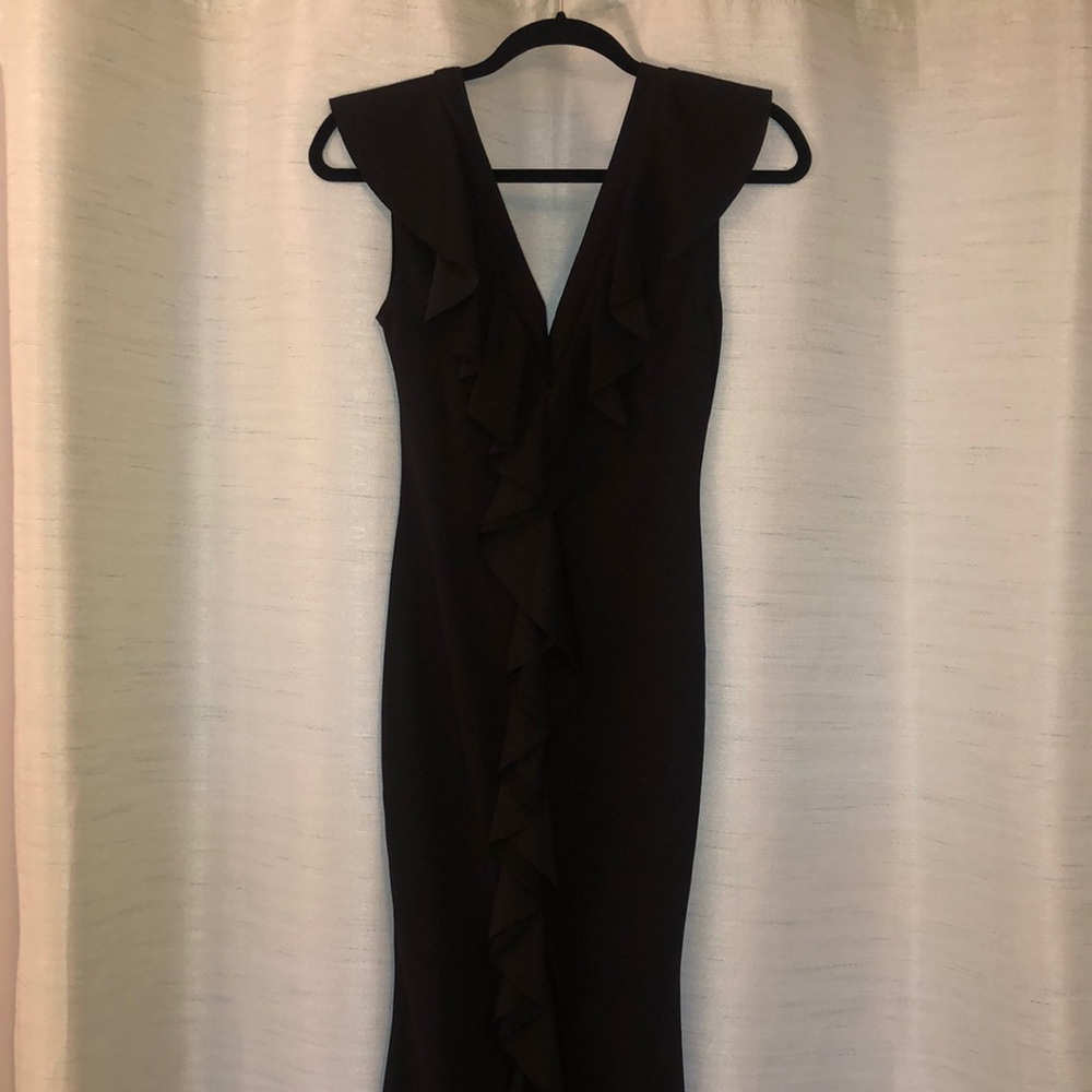 Brand new Black ruffle dress with tags
